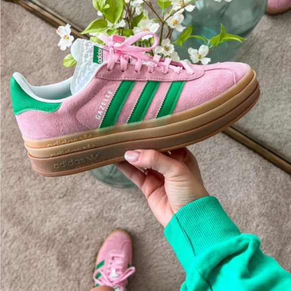 Adidas Gazelle Bold Pink Sneakers - Picture 3 of 6